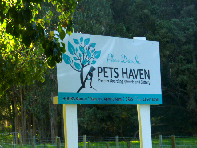 Pets Haven Welcome Sign